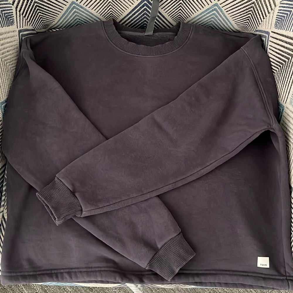 Vuori Cropped Crewneck with tied